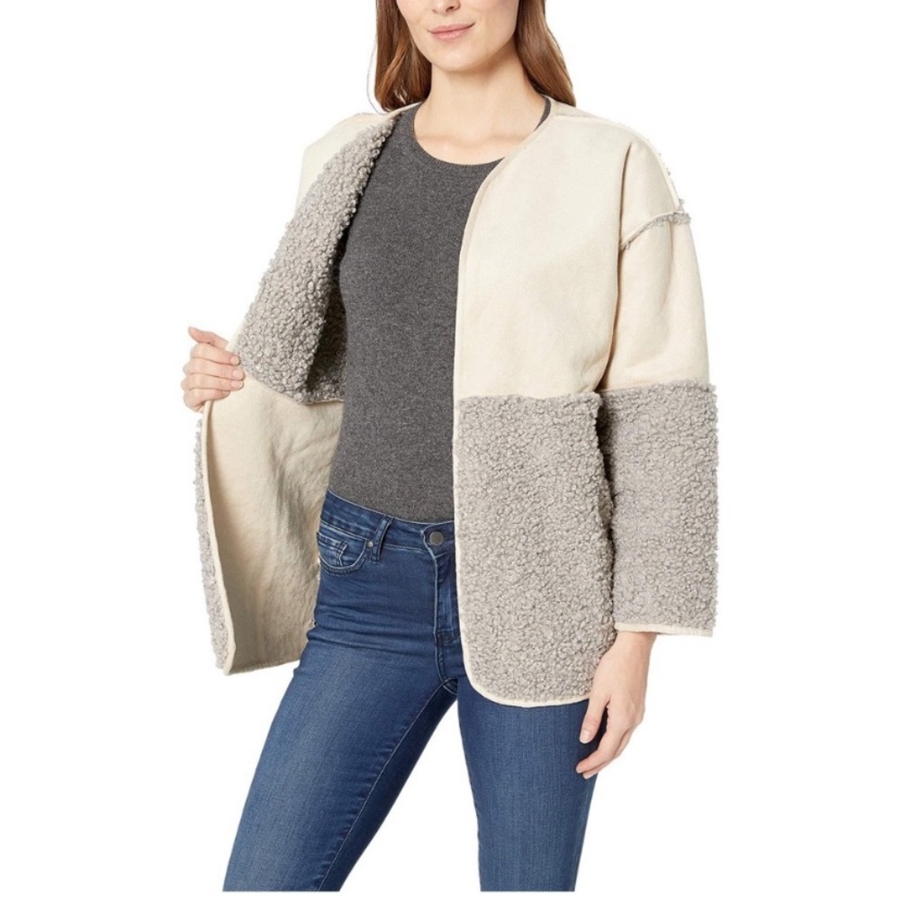 Lucky Brand Mixed Sherpa Jacket - Picture 5 of 5
